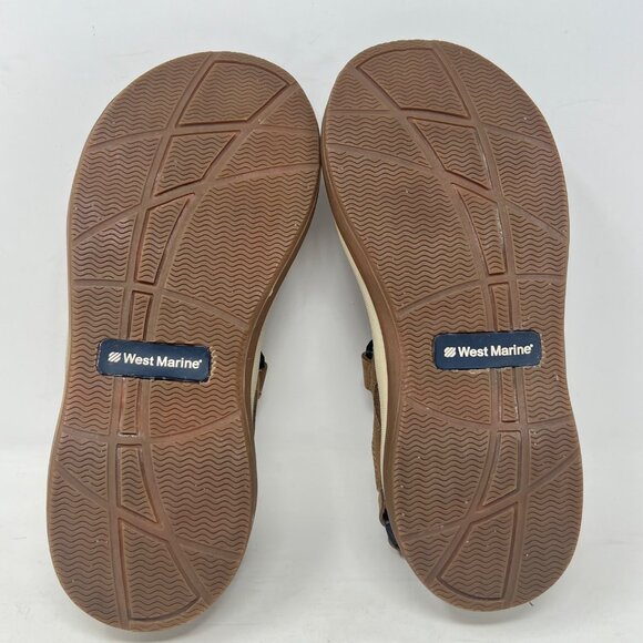 West Marine Womens Sandals Synthetic Leather Brown Size‎ 9 - Picture 5 of 6